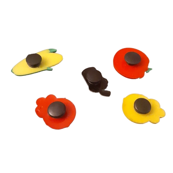 5 pc Assorted Crocs Jibbitz charms - Picture 2 of 2